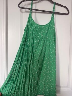 Green Floral Dress